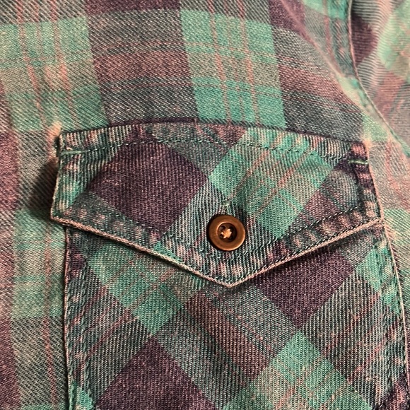 Nollie plaid button down, size S - Picture 6 of 6